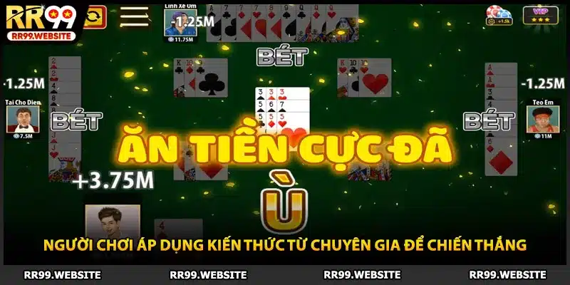 Người chơi áp dụng kiến thức từ chuyên gia để chiến thắng