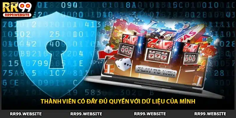 Thành viên có đầy đủ quyền với dữ liệu của mình