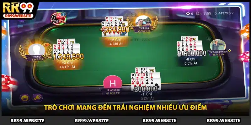 Trò chơi mang đến trải nghiệm nhiều ưu điểm